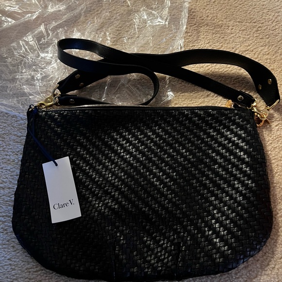 Clare V Handbags - Clare V Moyen Messenger Black NWT